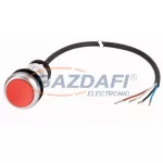 EATON 185626 Nyomógomb lapos,reteszelt,1Ny,piros,3.5m,kábel