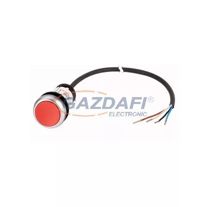   EATON 185626 Nyomógomb lapos,reteszelt,1Ny,piros,3.5m,kábel