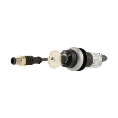 EATON 186205 Kompakt kapcsoló MS1 zárral, reteszeléssel, 3 állású, 2Z, kábel 0,2 m, M12A