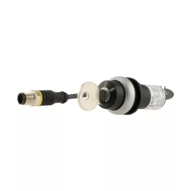 EATON 186218 Kompakt kapcsoló MS1 zárral, reteszelés nélkül, 3 állású, 2Z, kábel 0,2 m, M12A