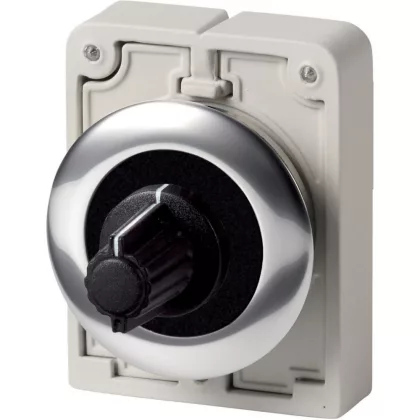   EATON 187041 Potenciométer, IP65, lineáris, fémgyűrű, 10 kOhm, skála nélkül