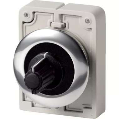 EATON 187045 Potenciométer, IP65, lineáris, fémgyűrű, 470 kOhm, skála nélkül