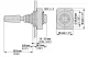 EATON 187065 Joystick, RMQ-Titan, vertically momentary, with metal shaft, 2 positions, Metal bezel - 4