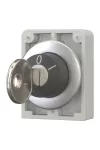 EATON 187068 Vezérlőfej zárral, 2 állású, reteszelés nélkül, fémgyűrű, MS1, 40 fok
