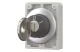 EATON 187068 Key-operated actuator, Flat Front, momentary, 2 positions, Key withdrawable: 0, Metal bezel - 2