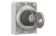 EATON 187068 Key-operated actuator, Flat Front, momentary, 2 positions, Key withdrawable: 0, Metal bezel - 7