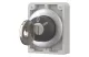EATON 187097 Key-operated actuator, Flat Front, maintained, 3 positions, MS3, Key withdrawable: I, 0, II, Metal bezel - 3