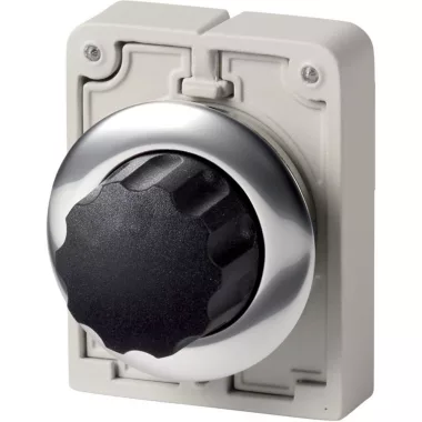 EATON 187105 Selector switch, RMQ-Titan, With rotary head, maintained, 2 positions, individual facility for inscription, Metal bezel