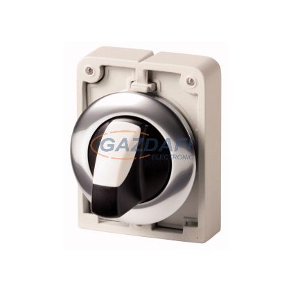 EATON 187110 Választókapcsoló,30mm,lapos,3 állású.,reteszelt, 60°, M30C-FWRK3