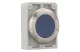 EATON 188029 Világító nyomógomb,fém,30mm,lapos,kék
