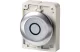 EATON 188034 Világító nyomógomb,fém,30mm,lapos,fehér,"O" - 4
