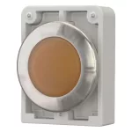 EATON 188053 Indicator light, RMQ-Titan, flat, orange, individual facility for inscription, Front ring stainless steel