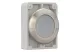 EATON 188058 Világító nyomógomb,fém,30mm,lapos,fehér, M30I-FDL-W
