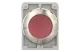 EATON 188059 Világító nyomógomb,fém,30mm,lapos,piros, M30I-FDL-R