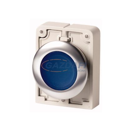   EATON 188062 Világító nyomógomb,fém,30mm,lapos,kék, M30I-FDL-B
