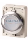 EATON 188065 Világító nyomógomb,fém,30mm,lapos,fehér,reteszelt, M30I-FDRL-W