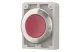 EATON 188066 Világító nyomógomb,fém,30mm,lapos,piros,reteszelt, M30I-FDRL-R