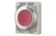 EATON 188066 Világító nyomógomb,fém,30mm,lapos,piros,reteszelt, M30I-FDRL-R