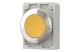 EATON 188088 Nyomógomb vezérlőfej, süllyesztett nyomógomb, reteszelés nélkül, rozsdamentes acél gyűrű, sárga