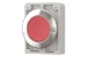 EATON 188094 Nyomógomb vezérlőfej, süllyesztett nyomógomb, reteszeléssel, rozsdamentes acél gyűrű, piros 