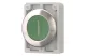 EATON 188100 Nyomógomb vezérlőfej, süllyesztett nyomógomb, reteszelés nélkül, rozsdamentes acél gyűrű, zöld I