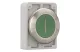 EATON 188101 Nyomógomb vezérlőfej, süllyesztett nyomógomb, reteszeléssel, rozsdamentes acél gyűrű, zöld I