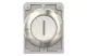 EATON 188104 Pushbutton, RMQ-Titan, flat, maintained, White, inscribed, Front ring stainless steel - 4