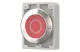 EATON 188105 Nyomógomb vezérlőfej, süllyesztett nyomógomb, reteszelés nélkül, rozsdamentes acél gyűrű, piros O