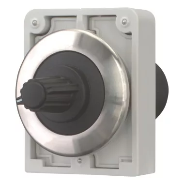 EATON 188119 Potenciométer, IP65, lineáris, rozsdamentes acél gyűrű, 4,7 kOhm, skála nélkül