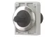 EATON 188120 Potentiometer, flat front, M30, 30.5 mm, Without scale/inscription, R 10 kΩ, P 0.5 W, Front ring stainless steel - 3