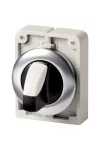 EATON 188180 Selector switch, RMQ-Titan, with thumb-grip, momentary, 2 positions, Front ring stainless steel