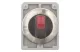 EATON 188199 Illuminated selector switch actuator, RMQ-Titan, with thumb-grip, momentary, 2 positions, red, Front ring stainless steel - 4