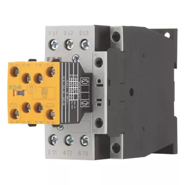 EATON 191737 Biztonsági kontaktorok 25A/11kW AC-3, 3pólus+2z+3ny érintkezõ, Uc=110V/50Hz,120V/60Hz