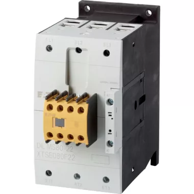 EATON 191749 Biztonsági kontaktorok 80A/37kW AC-3, 3pólus+2z+2ny érintkezõ, Uc=230V/50Hz,240V/60Hz