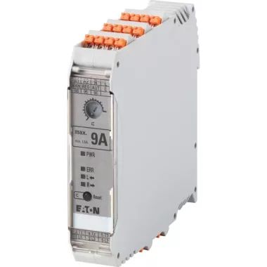 EATON 192396 Elektronikus multifun. motorvédelem, fordított, Ir=1,5-9A; Pmax=3kW; 24VDC, Push-In kapcsok