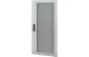 EATON 193245 Üvegezett ajtó, csuklós fogantyúval, jobb, IP55, szürke, SzéxMa=600x1260 (szekrény Szé=1000, 1200)