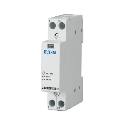 EATON 193888 Installation contactor, 24VAC/50Hz, 1N/O+1N/C, 25A