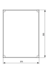 EATON 194554 CI tokozat, szerlappal, 500x375x275