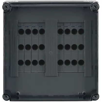   EATON 194599 CI szekrény, gyűjtősín 630A-ig, biztosítékalap 8x FCFBD02DI-3, Ma x Szé x Mé=375x375x225