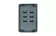 EATON 194604 D02 enclosure with 4x D02-Slide-Fuse-Base, MB 400A, 3-pole - 3