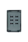 EATON 194605 D02 enclosure with 4x D02-Slide-Fuse-Base, MB 630A, 3-pole