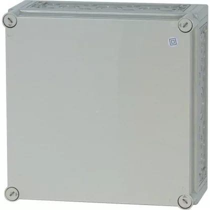 EATON 194615 Insulated enclosure, +knockouts, RAL7035, HxWxD=375x375x175mm