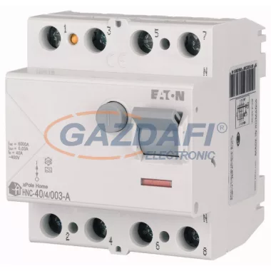 EATON 194688 xPole Home áram-védőkapcsoló 6kA, 4P, 40A, 30mA, 'A'