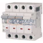   EATON 194805 xPole Home kismegszakító 4,5kA, 3P+N, 40A, B jelleggörbe