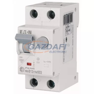 EATON 195120 xPole Home kombinált áram-védő 6kA, 1P+N,13A,B,30mA,'AC'