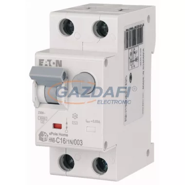 EATON 195127 xPole Home kombinált áram-védő 6kA, 1P+N,16A,C,30mA,'AC'
