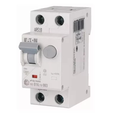 EATON 195139 xPole Home kombinált áram-védő 6kA, 1P+N, 16A,C,30mA,'A'