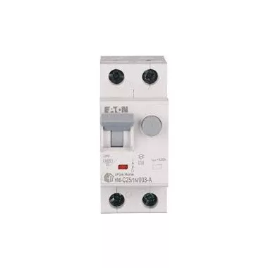 EATON 195141 xPole Home kombinált áram-védő 6kA, 1P+N, 25A,C,30mA,'A'