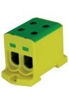 EATON 195348 Sorkapocsblokk 2 pólus, 95mm², 500A Cu / 440A Al, zöld/sárga