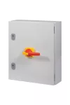 EATON 197341 Szakaszoló kapcsoló DUMECO, 3P, 400A, acél házban IP65, piros-sárga zárható fogantyú lakattal